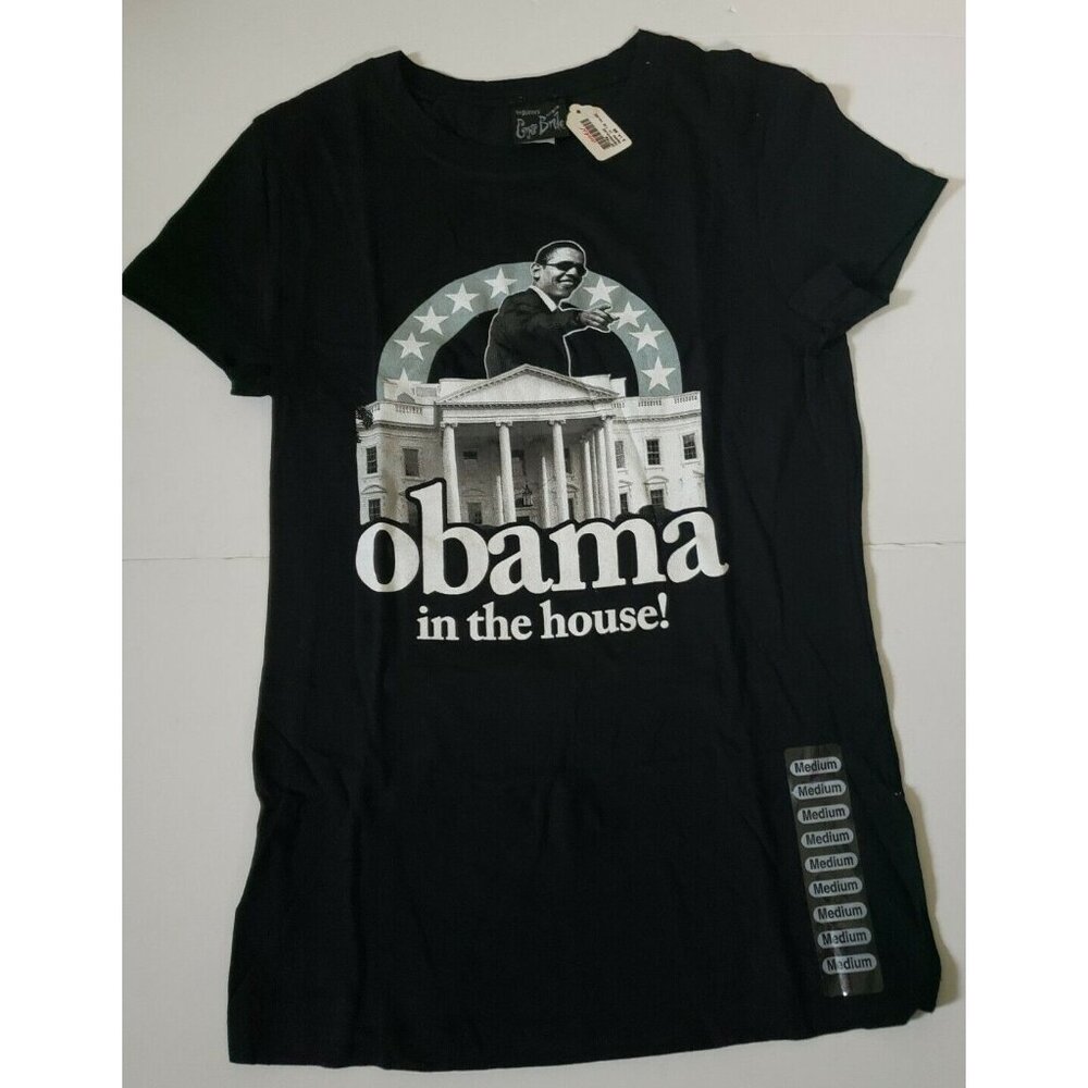 President Obama T-Shirt Women In The House Inauguration Day Jan 20 2009  Sz M